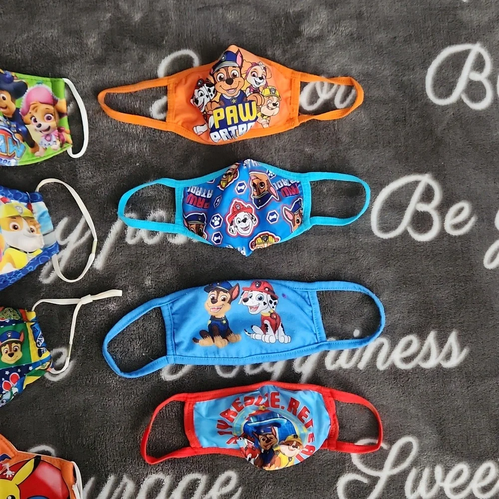 Bundle lot of kids face masks GUC